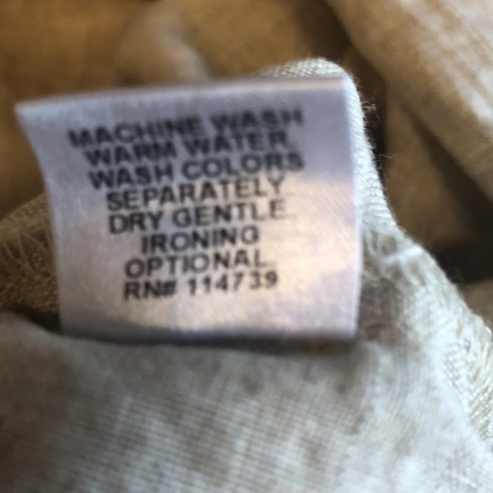 Flax Light Beige Wide Leg Linen Pants - Picture 6 of 6
